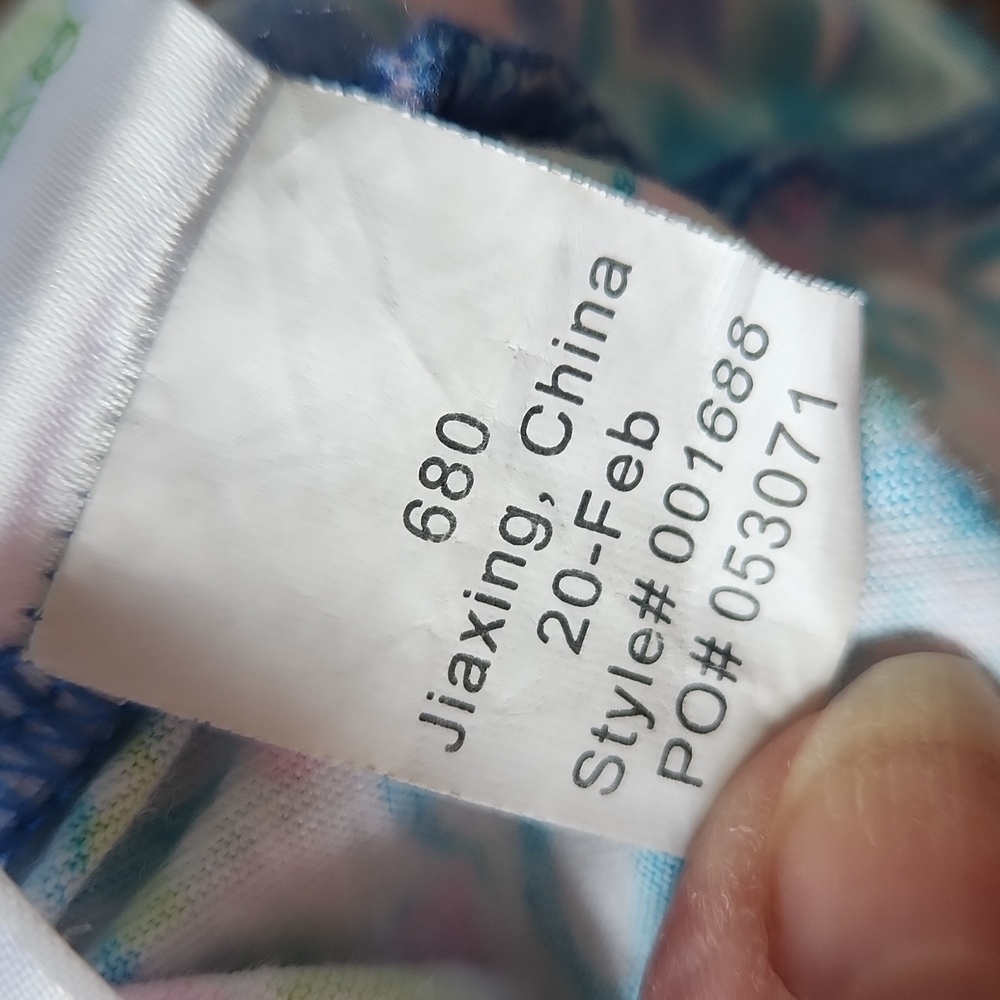 Lilly Pulitzer Blue Pink Green Paisley Tiered Sundress - Picture 14 of 15